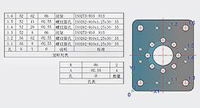 浩辰CAD机械_孔特征图表